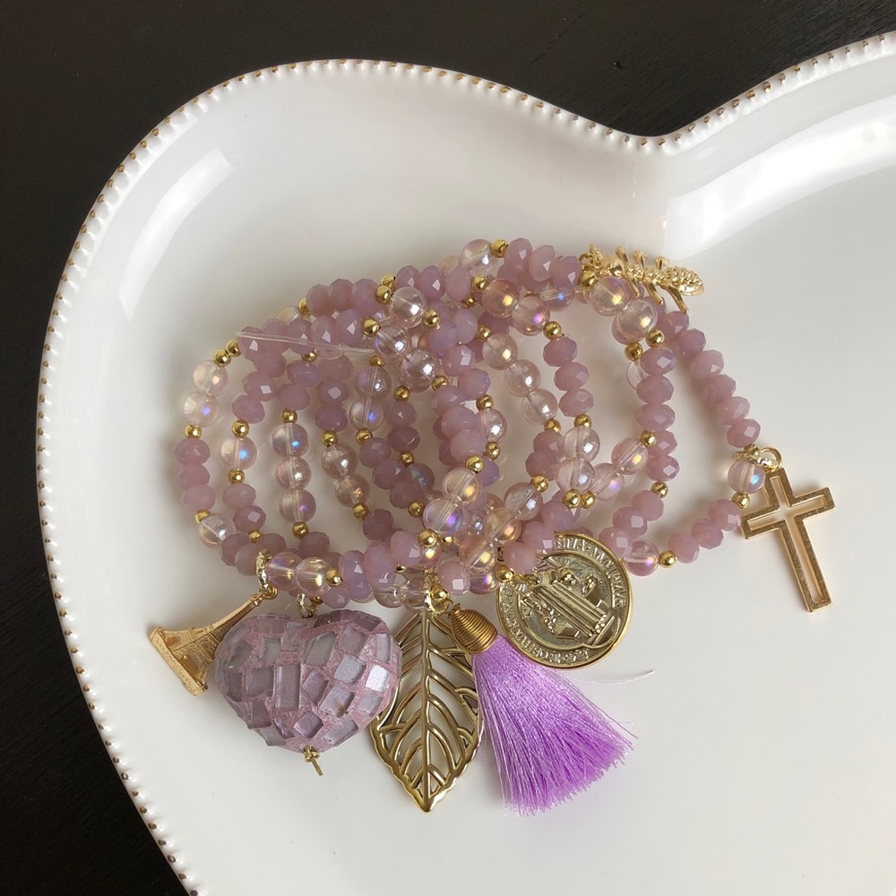 Bracelet semanario purple